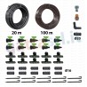 Kit ala gocciolante per impianto irrigazione orto e giardino mq.100 - passo 40 cm