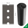 Telo pacciamatura biodegradabile "BASF" Largh. 100 cm foro centrale passo 30 cm 100 MT EIFFEL